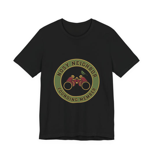Nosy Neighbor Binoculars Tee — Retro Fishing Shirt | Vintage Wildlife Tee | Flipped Stitch