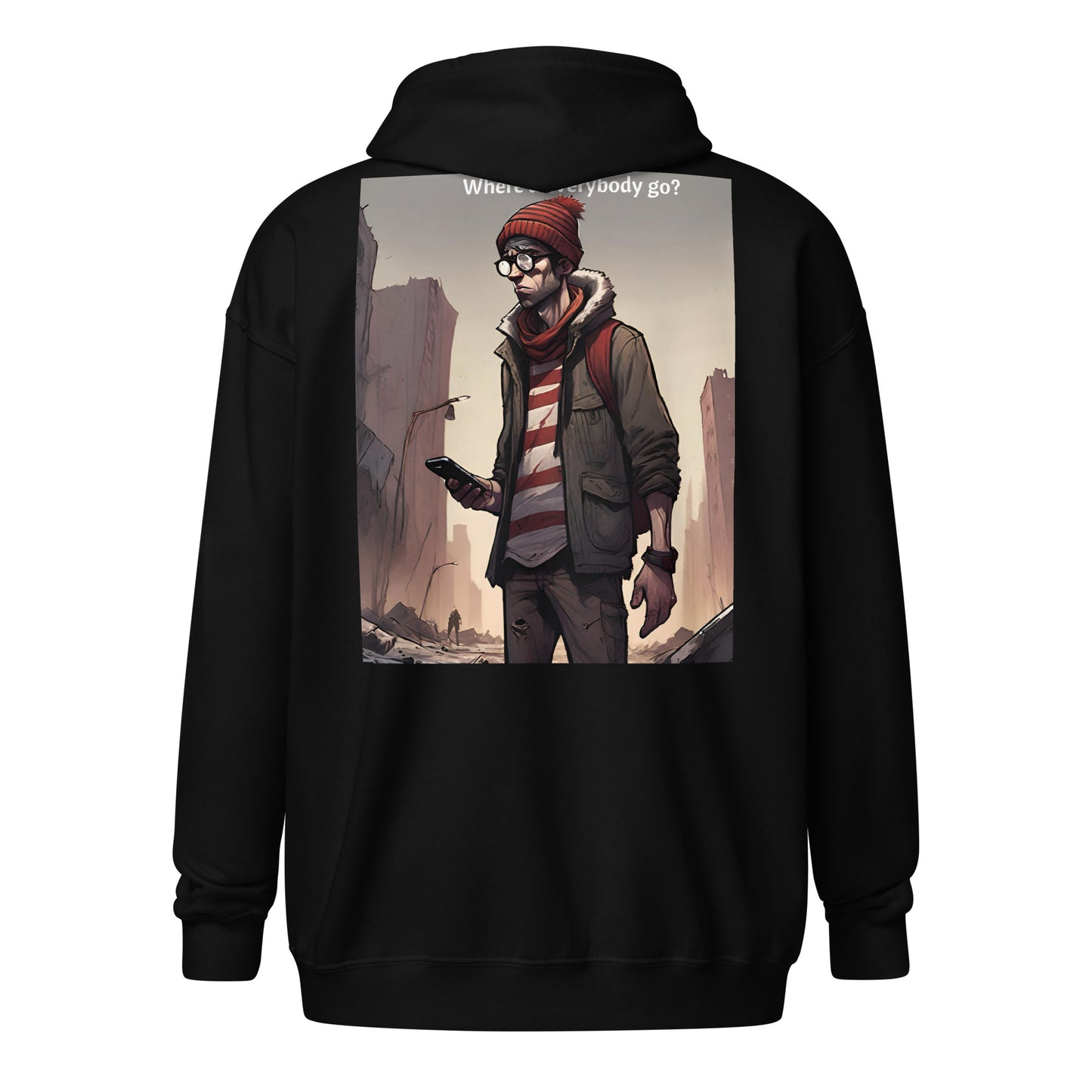 Stay Dangerous Full Zip Hoodie — Oversized Unisex Aesthetic Hoodie | Flipped Stitch Canadian Hoodie Brand