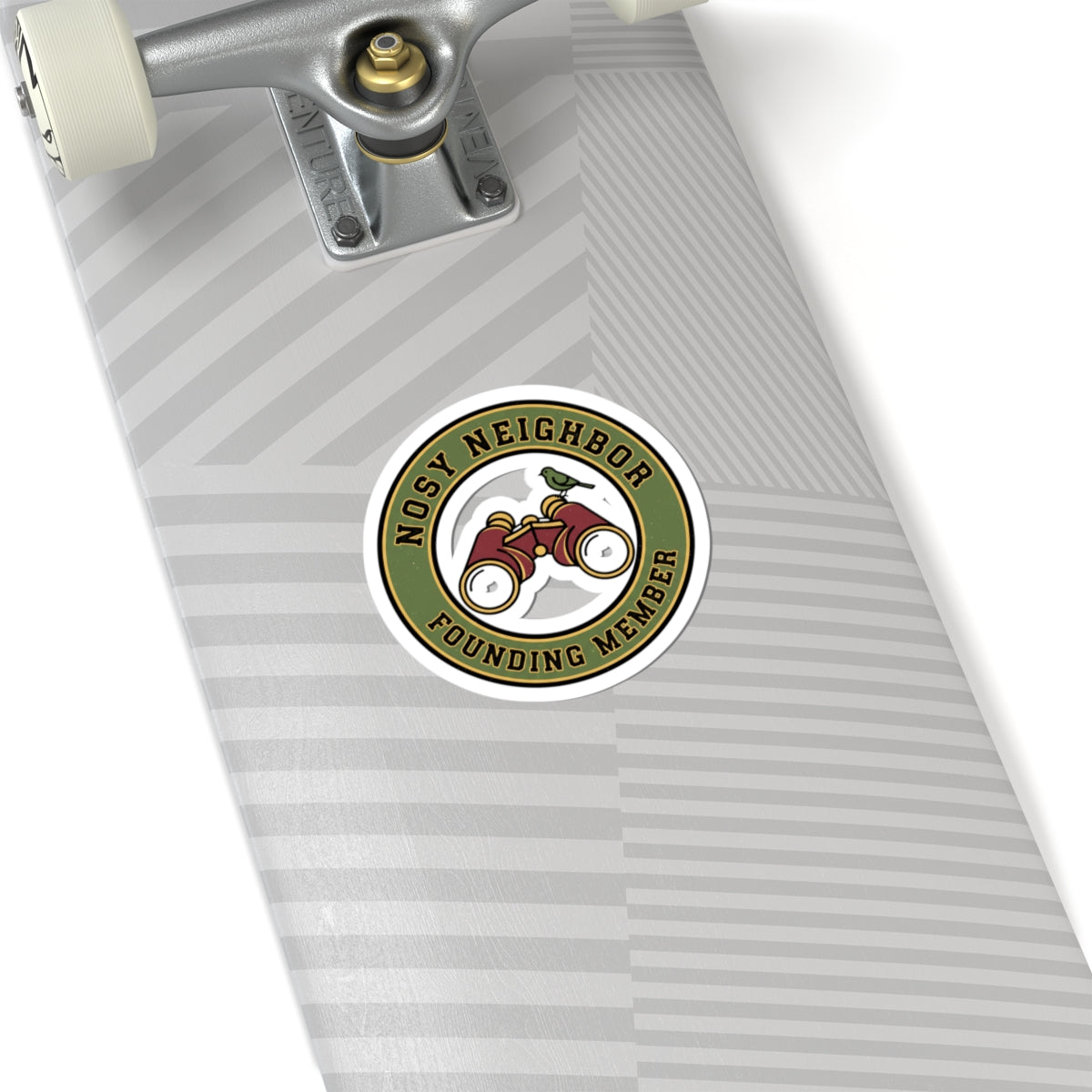 Nosy Neighbor Binoculars Kiss-Cut Stickers — Retro Wildlife Country Core | Flipped Stitch