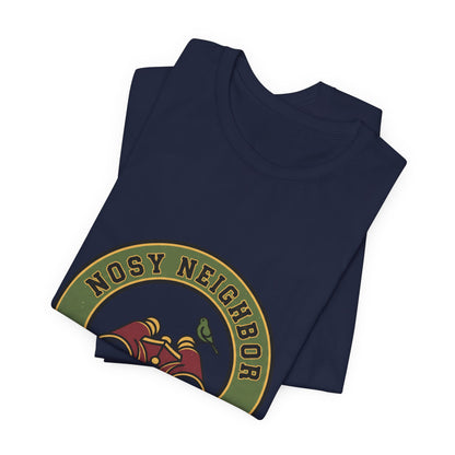 Nosy Neighbor Binoculars Tee — Retro Fishing Shirt | Vintage Wildlife Tee | Flipped Stitch