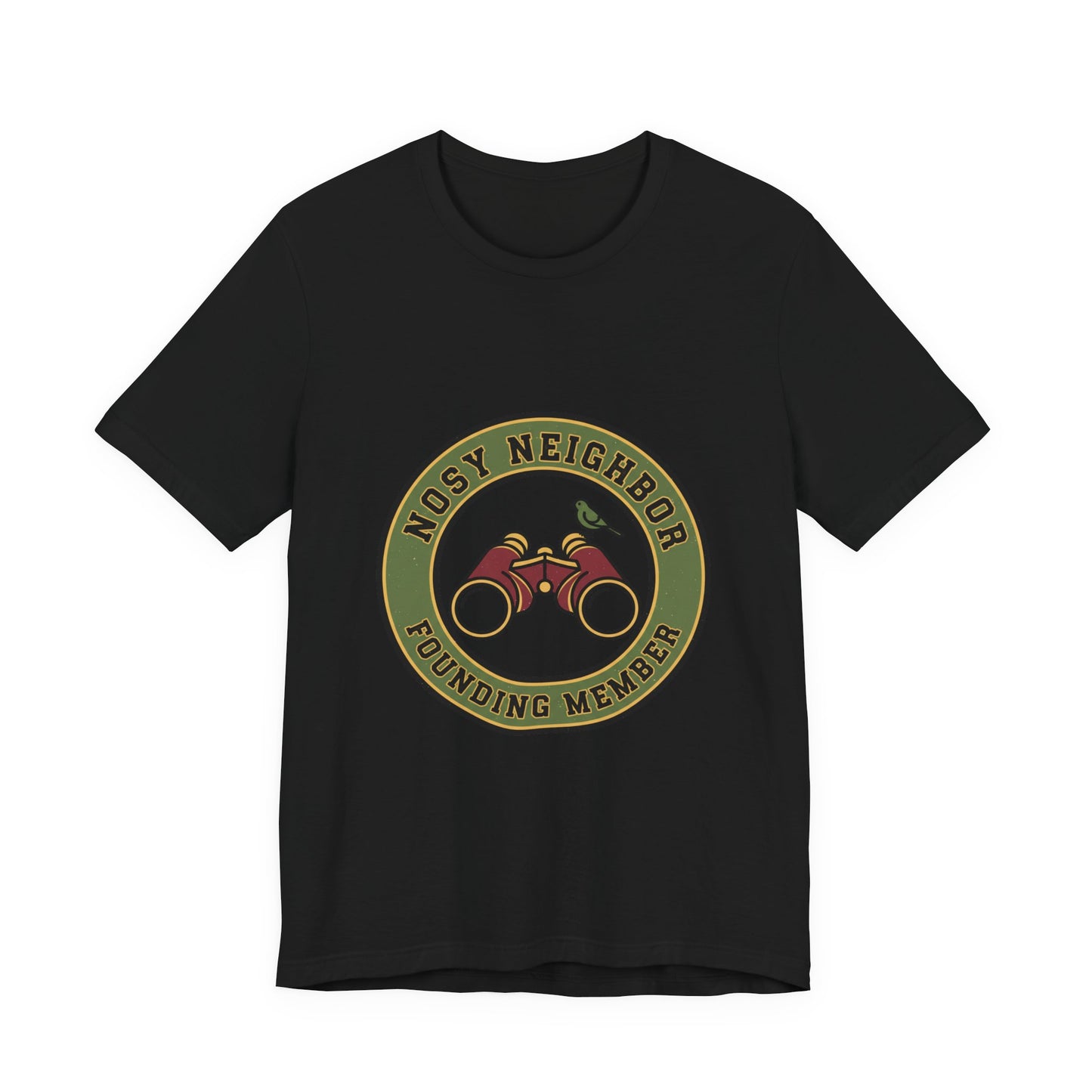 Nosy Neighbor Binoculars Tee — Retro Fishing Shirt | Vintage Wildlife Tee | Flipped Stitch
