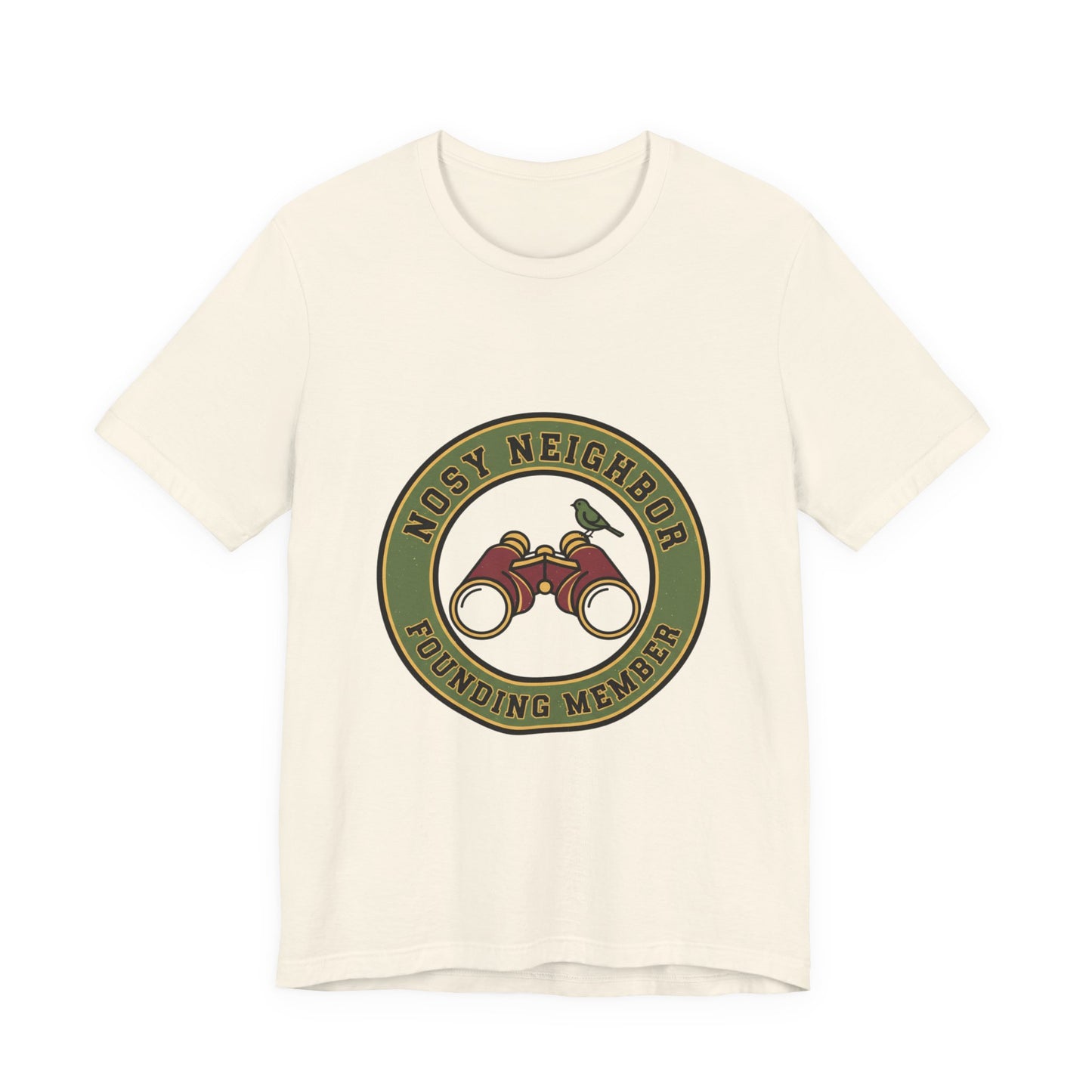 Nosy Neighbor Binoculars Tee — Retro Fishing Shirt | Vintage Wildlife Tee | Flipped Stitch