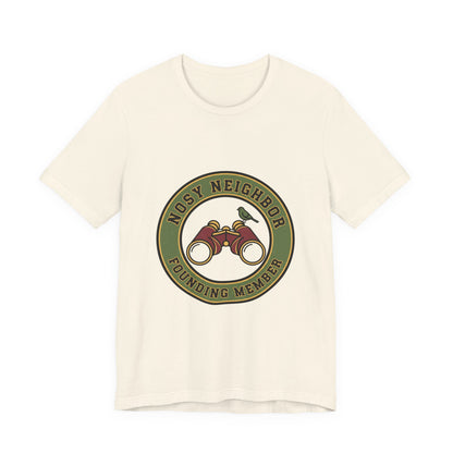 Nosy Neighbor Binoculars Tee — Retro Fishing Shirt | Vintage Wildlife Tee | Flipped Stitch