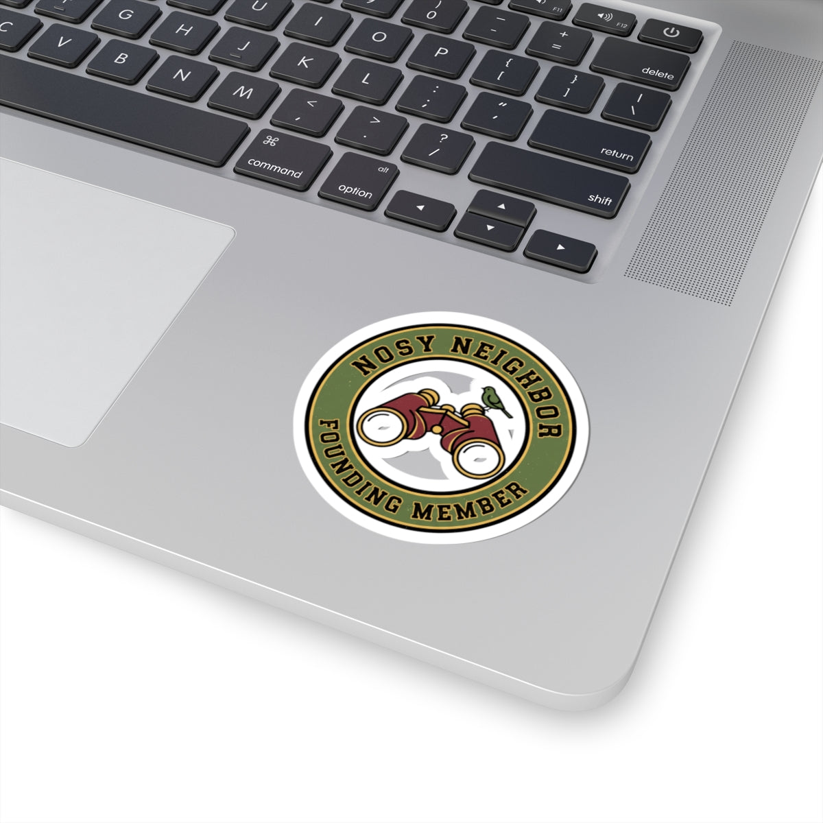Nosy Neighbor Binoculars Kiss-Cut Stickers — Retro Wildlife Country Core | Flipped Stitch