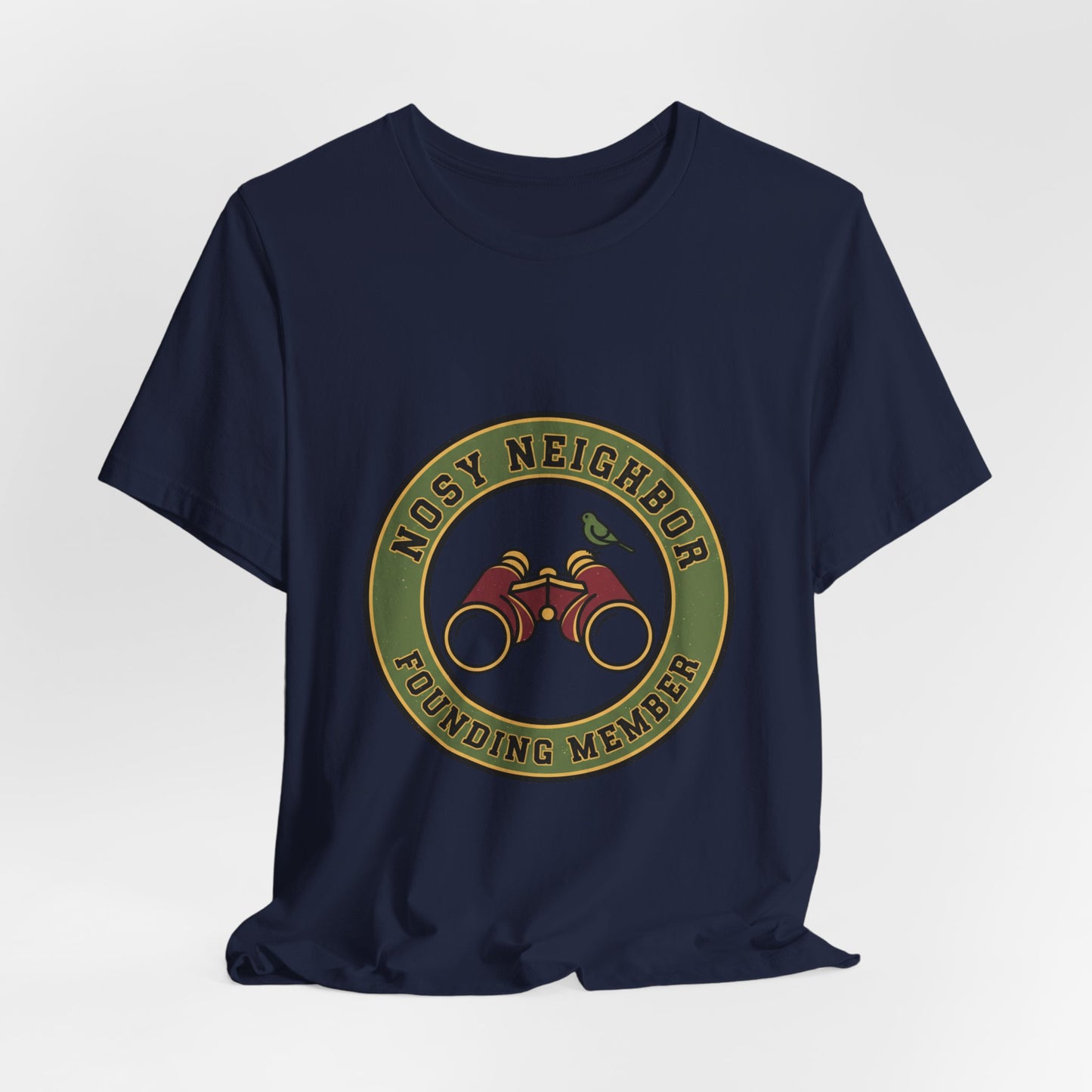 Nosy Neighbor Binoculars Tee — Retro Fishing Shirt | Vintage Wildlife Tee | Flipped Stitch