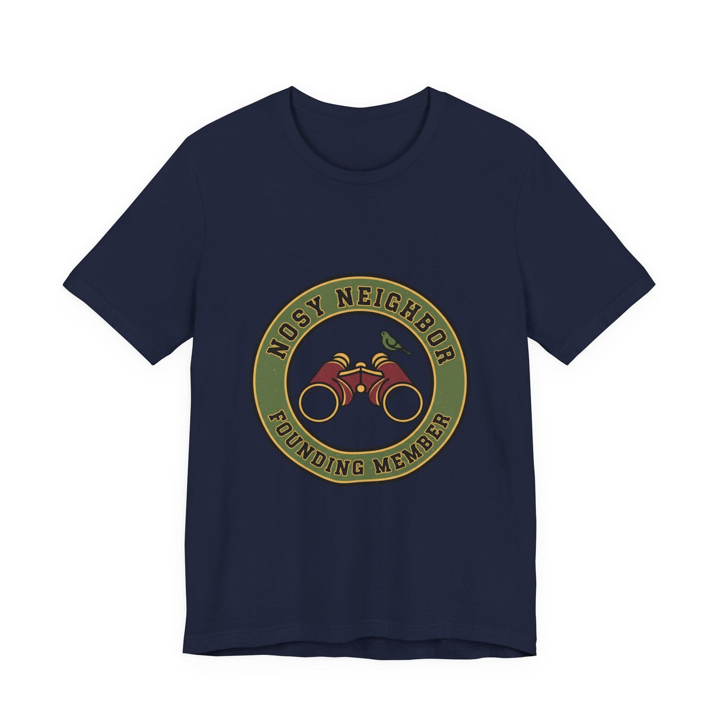 Nosy Neighbor Binoculars Tee — Retro Fishing Shirt | Vintage Wildlife Tee | Flipped Stitch