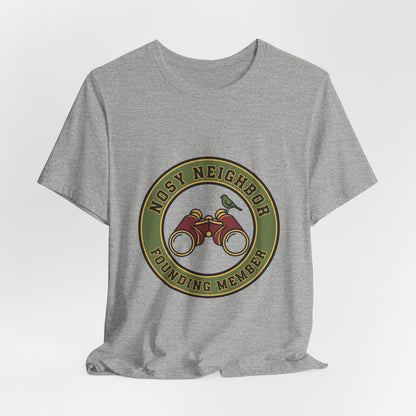 Nosy Neighbor Binoculars Tee — Retro Fishing Shirt | Vintage Wildlife Tee | Flipped Stitch