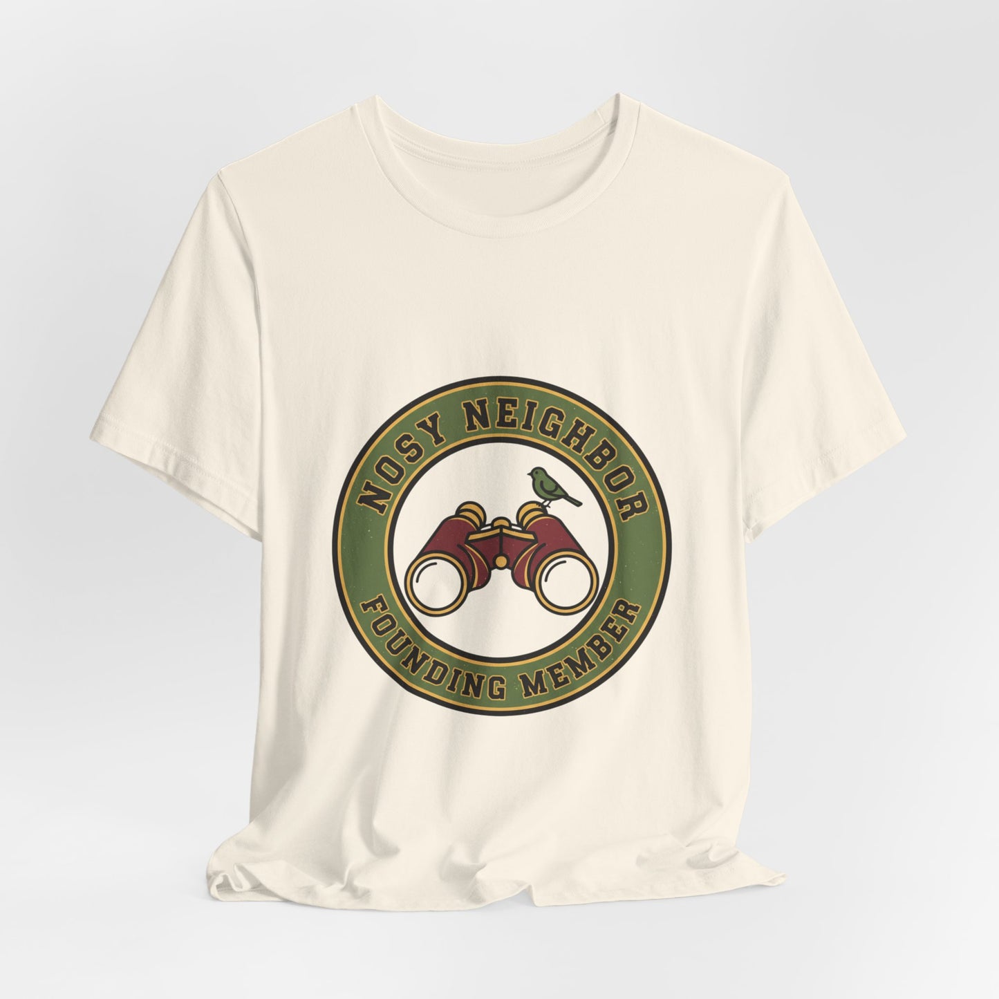 Nosy Neighbor Binoculars Tee — Retro Fishing Shirt | Vintage Wildlife Tee | Flipped Stitch