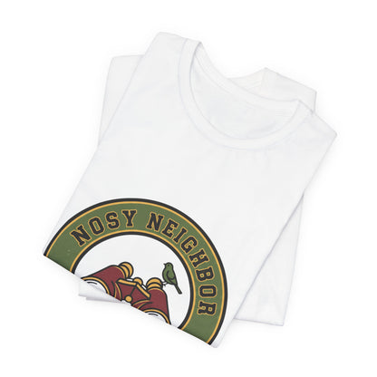 Nosy Neighbor Binoculars Tee — Retro Fishing Shirt | Vintage Wildlife Tee | Flipped Stitch