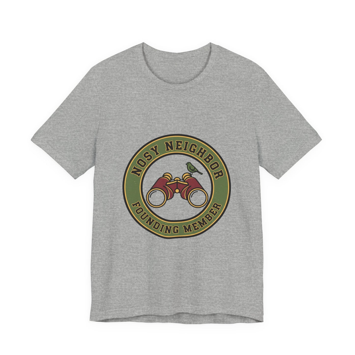 Nosy Neighbor Binoculars Tee — Retro Fishing Shirt | Vintage Wildlife Tee | Flipped Stitch