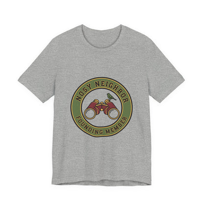 Nosy Neighbor Binoculars Tee — Retro Fishing Shirt | Vintage Wildlife Tee | Flipped Stitch