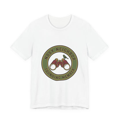 Nosy Neighbor Binoculars Tee — Retro Fishing Shirt | Vintage Wildlife Tee | Flipped Stitch