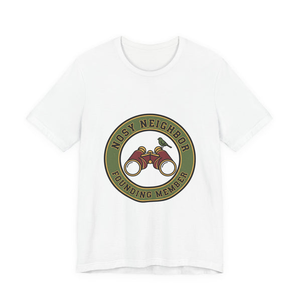 Nosy Neighbor Binoculars Tee — Retro Fishing Shirt | Vintage Wildlife Tee | Flipped Stitch