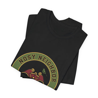 Nosy Neighbor Binoculars Tee — Retro Fishing Shirt | Vintage Wildlife Tee | Flipped Stitch