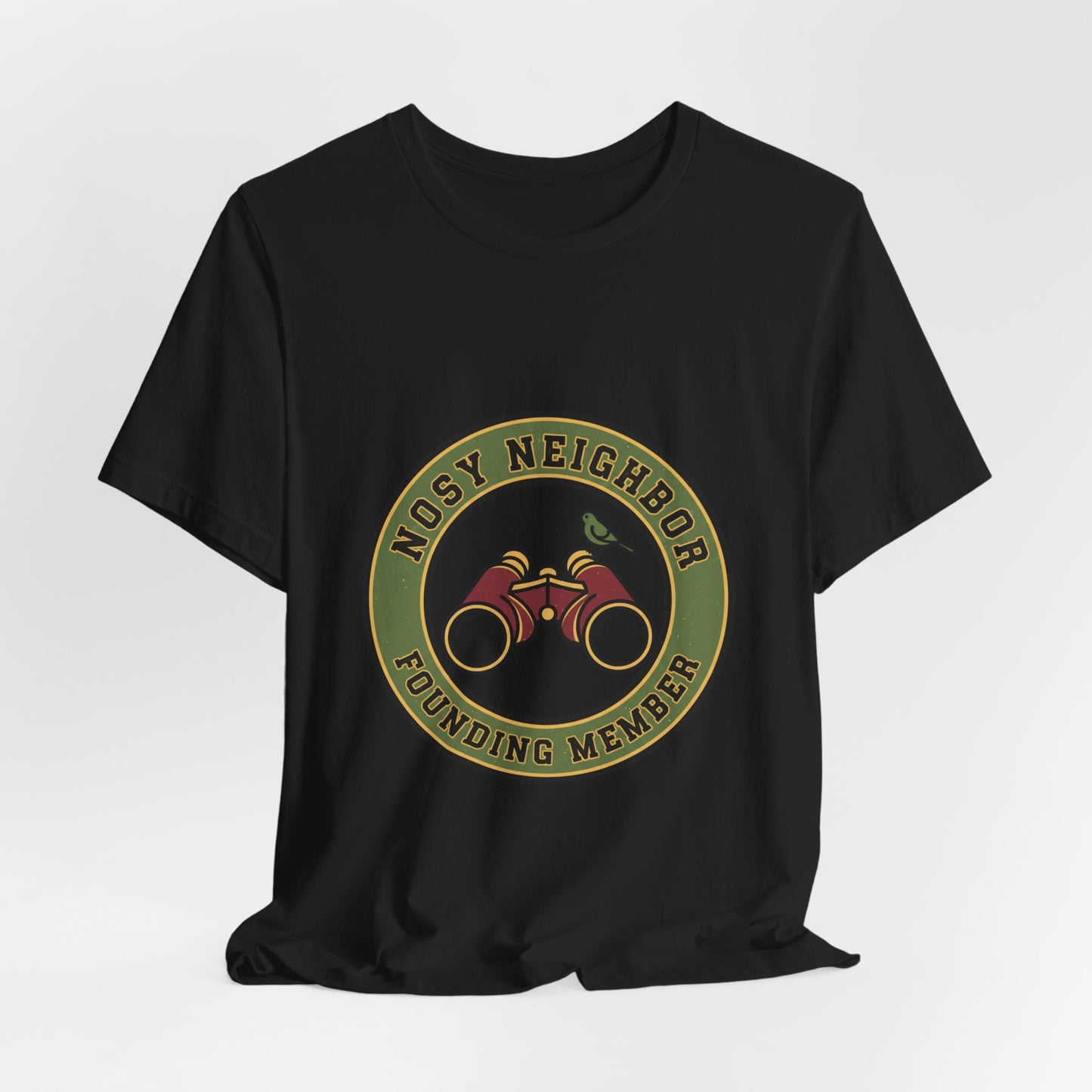 Nosy Neighbor Binoculars Tee — Retro Fishing Shirt | Vintage Wildlife Tee | Flipped Stitch