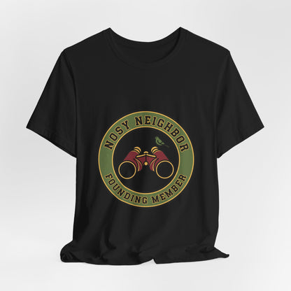 Nosy Neighbor Binoculars Tee — Retro Fishing Shirt | Vintage Wildlife Tee | Flipped Stitch