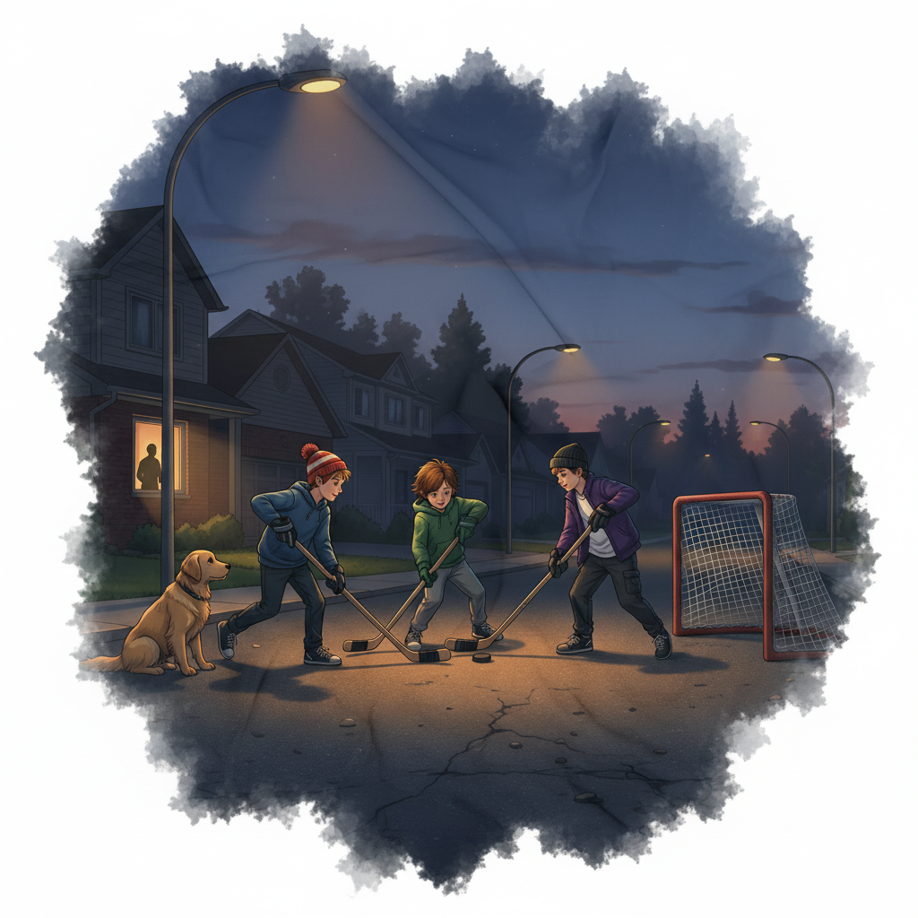 Oversized frameless street hockey design