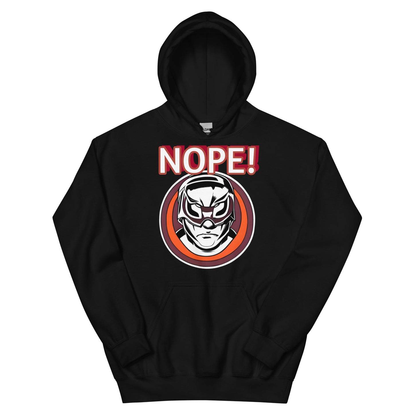 Nope Hoodie — Oversized Unisex Aesthetic Pullover | Flipped Stitch Canadian Hoodie Brand