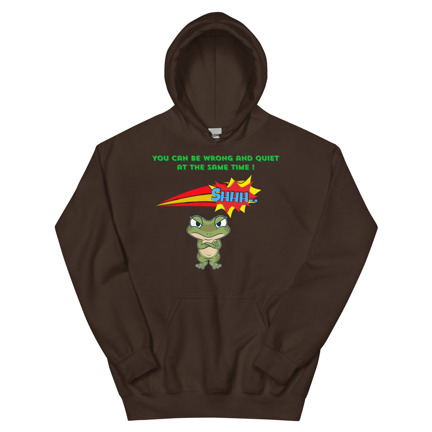 Dead Serious Hoodie — Oversized Unisex Premium Heavy-Blend Pullover | Flipped Stitch Canadian Hoodie Brand