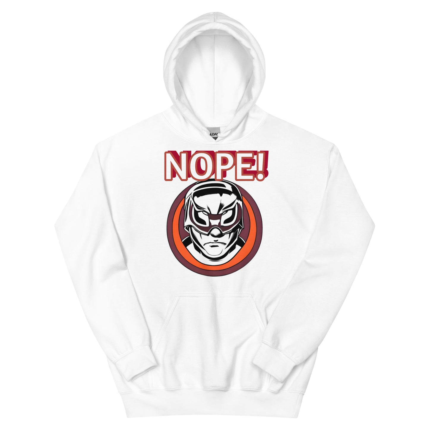 Nope Hoodie — Oversized Unisex Aesthetic Pullover | Flipped Stitch Canadian Hoodie Brand