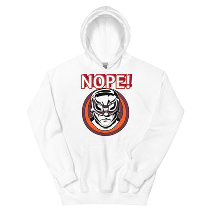 Nope Hoodie — Oversized Unisex Aesthetic Pullover | Flipped Stitch Canadian Hoodie Brand