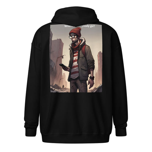 Stay Dangerous Full Zip Hoodie — Oversized Unisex Aesthetic Hoodie | Flipped Stitch Canadian Hoodie Brand