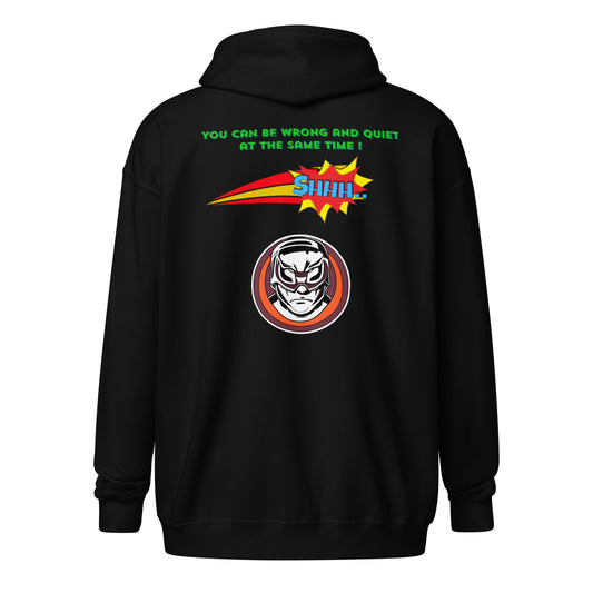 Heavy Blend Full Zip Hoodie — Oversized Unisex Premium Hoodie | Flipped Stitch Canadian Hoodie Brand