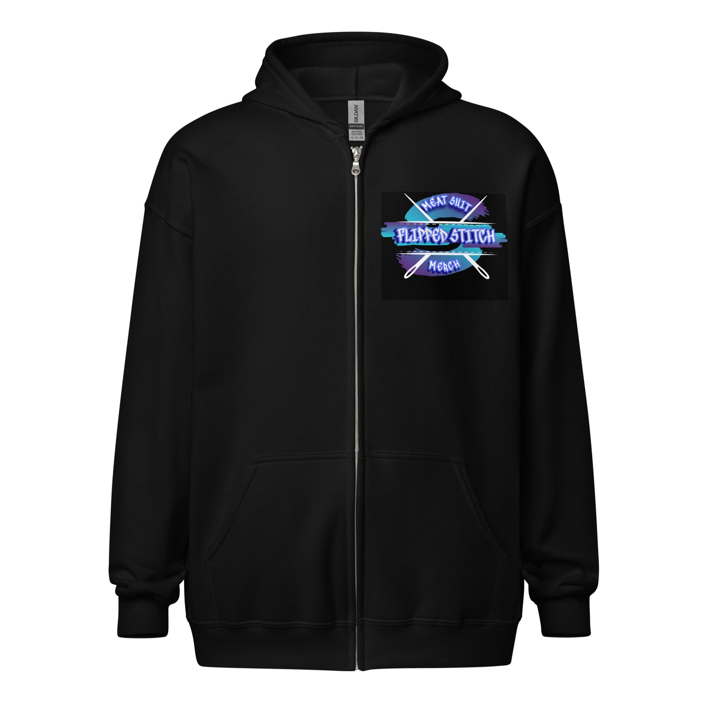 Stay Dangerous Full Zip Hoodie — Oversized Unisex Aesthetic Hoodie | Flipped Stitch Canadian Hoodie Brand