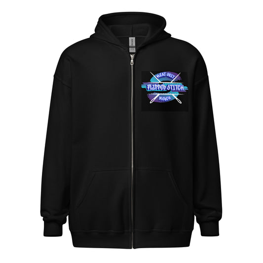 Stay Dangerous Full Zip Hoodie — Oversized Unisex Aesthetic Hoodie | Flipped Stitch Canadian Hoodie Brand