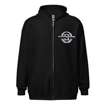 Heavy Blend Full Zip Hoodie — Oversized Unisex Premium Hoodie | Flipped Stitch Canadian Hoodie Brand