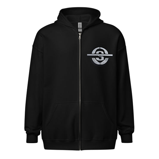 Heavy Blend Full Zip Hoodie — Oversized Unisex Premium Hoodie | Flipped Stitch Canadian Hoodie Brand