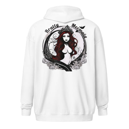 Too Good for That Full Zip Hoodie — Oversized Unisex Premium Hoodie | Flipped Stitch Canadian Hoodie Brand