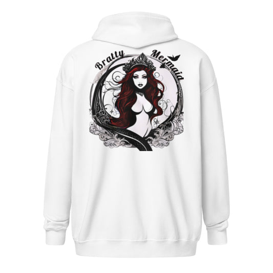 Too Good for That Full Zip Hoodie — Oversized Unisex Premium Hoodie | Flipped Stitch Canadian Hoodie Brand